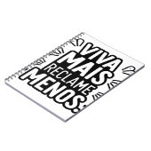 Viva Mais Reclame Menos / Live More Complain Less ノートブック (左側)