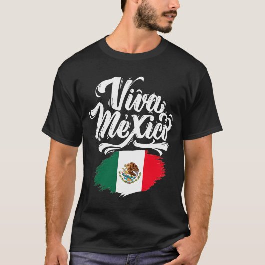 Viva Mexica 16th 9月の独立記念日メキシコ Tシャツ (正面)