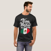 Viva Mexica 16th 9月の独立記念日メキシコ Tシャツ (正面フル)