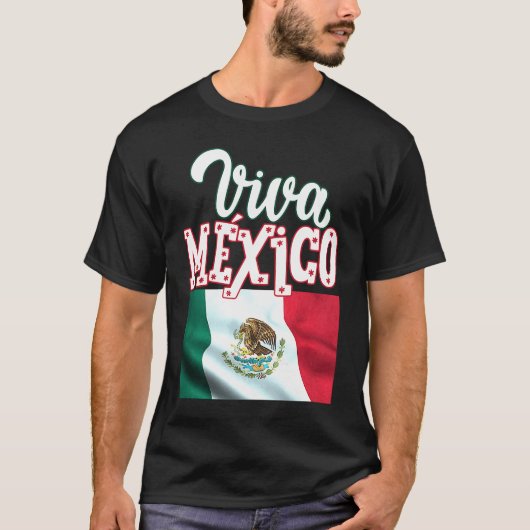 Viva Mexica 16th September Independence Day Mexica Tシャツ (正面)