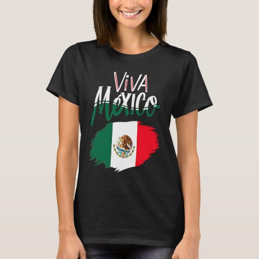 Viva Mexica 16th September Independence Day Mexica Tシャツ (正面)