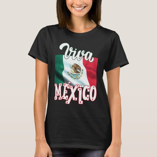 Viva Mexica 16th September Independence Day Mexica Tシャツ (正面)