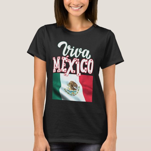 Viva Mexica 16th September Independence Day Mexica Tシャツ (正面)