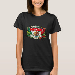Viva Mexico 愛国タイプラフィーTシャツ | メキシコ製 Tシャツ