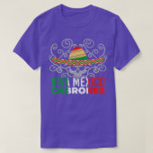 Viva Mexico Cabrones Mexican Patriot Pride Cinco d Tシャツ (デザイン正面)