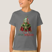 Viva Mexico Chili Pepper Lucha Libre | 3D Wrestler Tシャツ (正面)