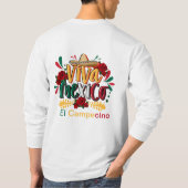 viva mexico cinco de mayo, playeras personalizado tシャツ (裏面)