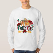 viva mexico cinco de mayo, playeras personalizado tシャツ (正面)