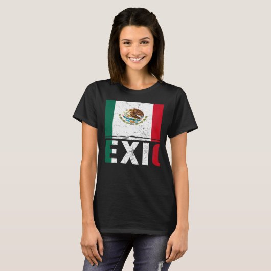 viva mexico flag Pride Independence Day 16 Septemb Tシャツ (正面フル)