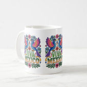 ¡Viva México! Mexican Pride Coffee Mug コーヒーマグカップ (正面左)