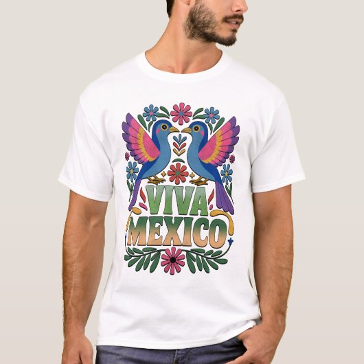 Viva México! Mexican Pride T-Shirt Tシャツ (正面)