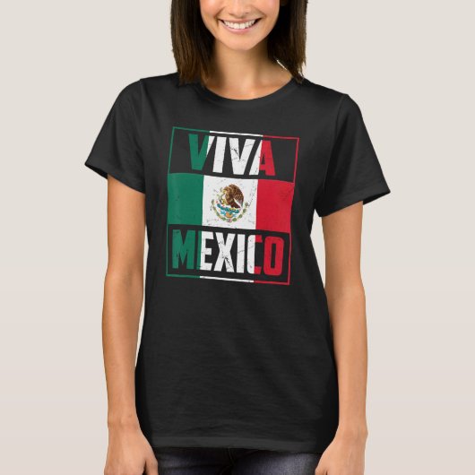 Viva Mexico   Mexico Independence Day Decorations Tシャツ (正面)
