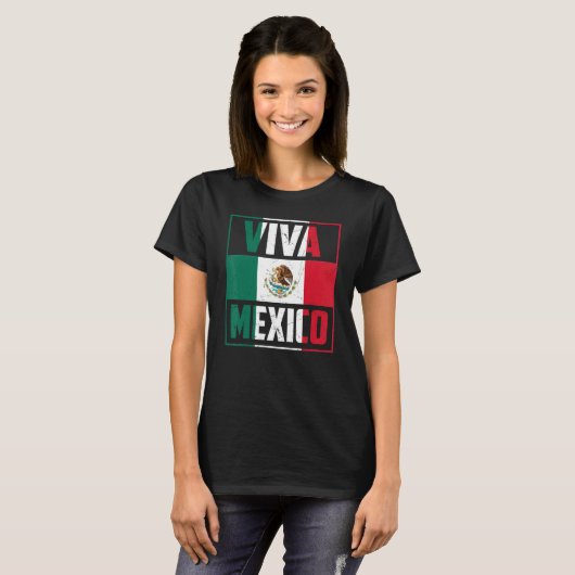 Viva Mexico   Mexico Independence Day Decorations Tシャツ (正面フル)