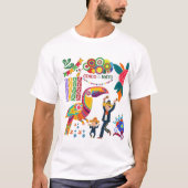Viva Mexico Vibes ホワイト Tシャツ (正面)