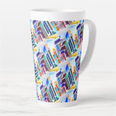 ¡Viva Puerto Rico! カフェラテマグ (右アングル)