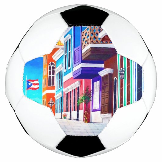 ¡Viva Puerto Rico! サッカーボール (正面)