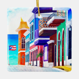 ¡Viva Puerto Rico! セラミックオーナメント