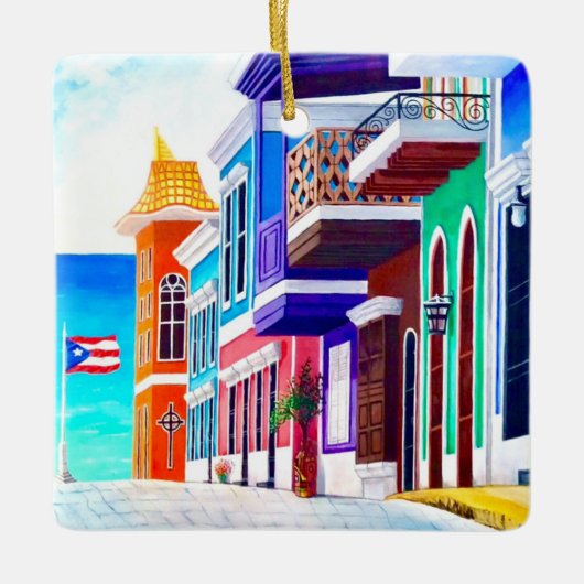 ¡Viva Puerto Rico! セラミックオーナメント (正面)
