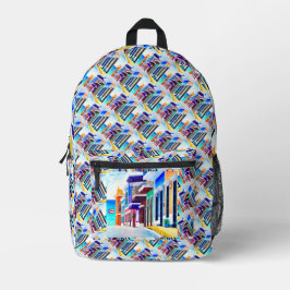 ¡Viva Puerto Rico! プリントバックパック