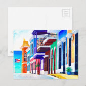 ¡Viva Puerto Rico! ポストカード (正面/裏面)