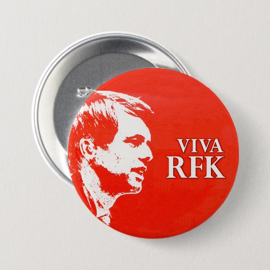 Viva RFK 缶バッジ (正面&裏面)