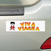 Viva Viagraのバンパーステッカー バンパーステッカー (車上)