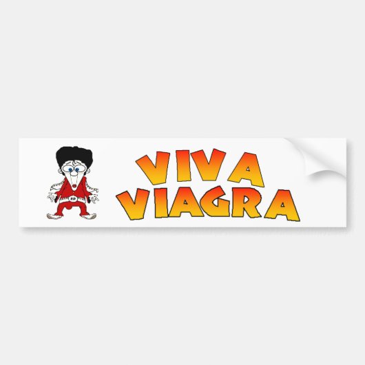 Viva Viagraのバンパーステッカー バンパーステッカー (正面)