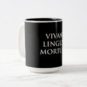 Vivantの舌状器官Mortuae ツートーンマグカップ (正面左)