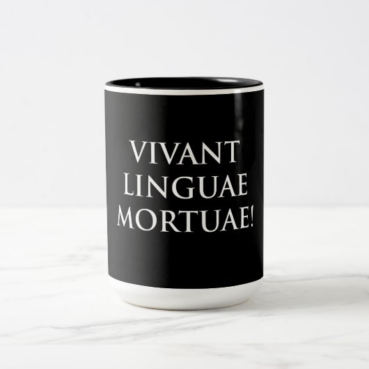 Vivantの舌状器官Mortuae ツートーンマグカップ (中央)