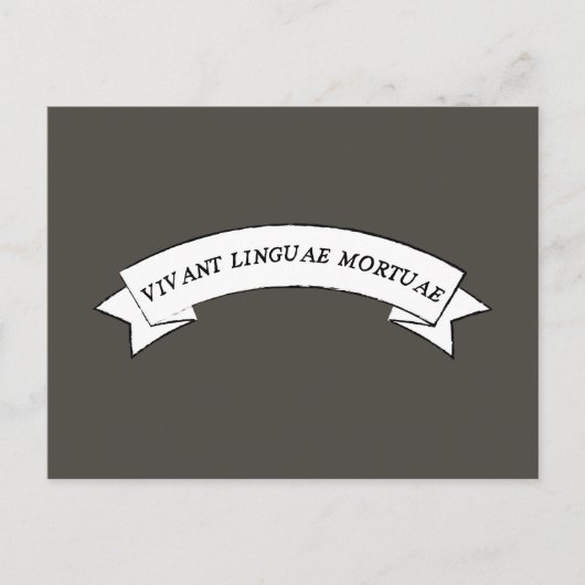 VIVANT LINGUAE MORTUAE - Long Live Dead Language ポストカード (正面)