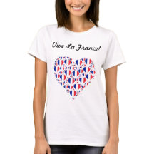 ViveのLaのフランスI愛フランスの旗のハート