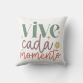 "Vive Cada Momento" 励ましの名言 クッション (裏面)