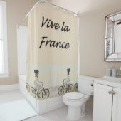 Vive la Franceシャワーカーテン シャワーカーテン (インサイチュ)