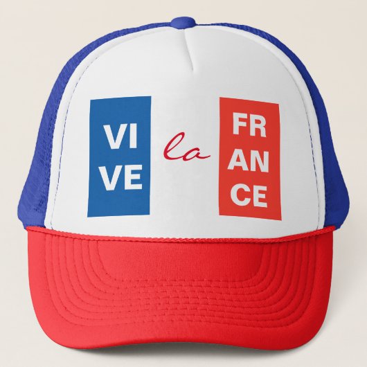 Vive La Franceフラグのカスタマイズフランスの可能 キャップ (正面)