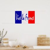 Vive La Franceポスター、食フランスのべ物、ワイン、スポーツ ポスター (キッチン)
