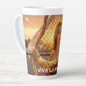 VIVE LA FRANCE - パリ カフェラテマグ (左アングル)