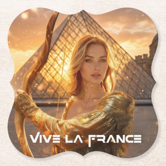 VIVE LA FRANCE - パリ ペーパーコースター (正面)