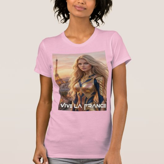 VIVE LA FRANCE - パリ Tシャツ (正面)