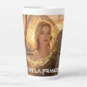 VIVE LA FRANCE - PARIS カフェラテマグ (正面)