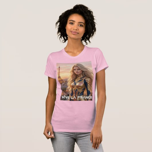 VIVE LA FRANCE - PARIS Tシャツ (正面フル)