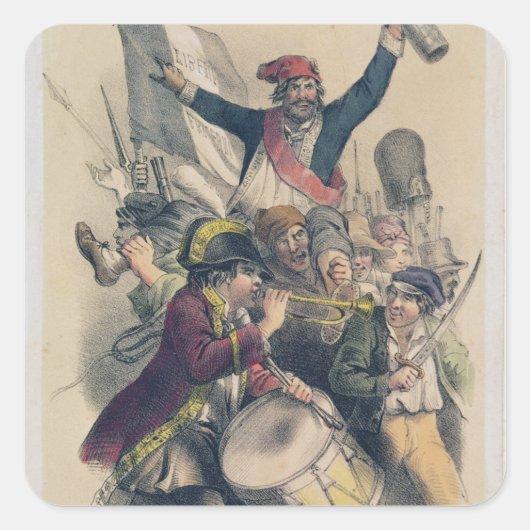 Vive la Republique, 1848 スクエアシール (正面)