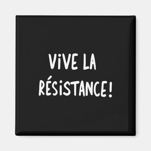 Vive La Resistanceトランプ2 マグネット (正面)