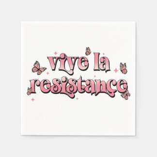 Vive la Resistance Napkins スタンダードカクテルナプキン