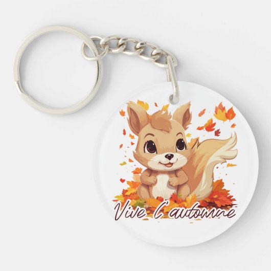 Vive l'automne キーホルダー (正面)
