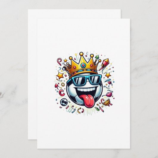 vive le football 招待状 (正面/裏面)