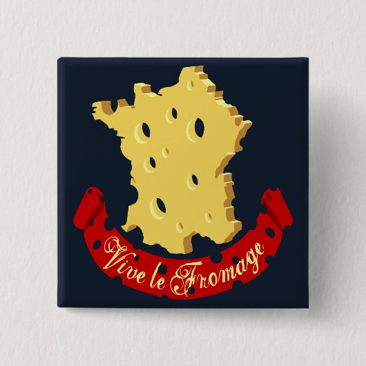 Vive le Fromage 缶バッジ (正面)