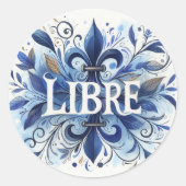 Vive le Québec Libre! ラウンドシール (正面)