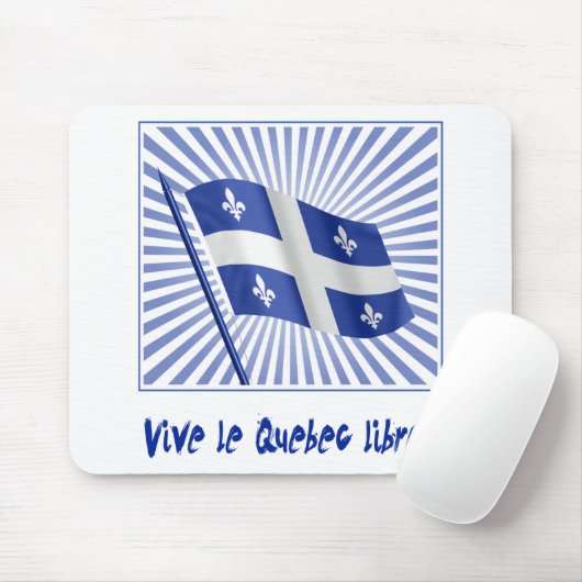Vive le Quebeccのlibre! マウスパッド (マウス)