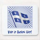 Vive le Quebeccのlibre! マウスパッド (正面)