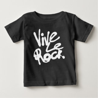 VIVE LE ROCK-のヴィンテージ70s 80sのパンクロックのスローガン ベビーTシャツ